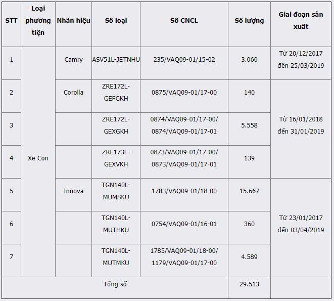 C&#225;c &quot;điểm n&#243;ng&quot; triệu hồi &#244;t&#244; năm 2020 tại Việt Nam - Ảnh 1