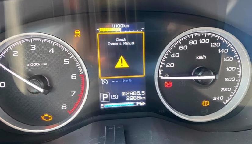 Subaru Forester gặp sự cố "nổi cá vàng" đèn báo lỗi động cơ liên tục bật sáng
