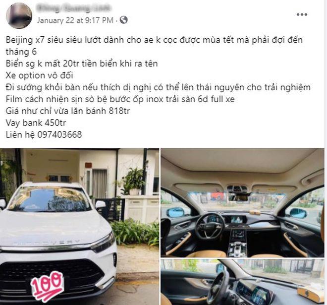Nhiều chủ xe BEIJING X7 vừa mua đ&#227; vội b&#225;n tại Việt Nam - Ảnh 2
