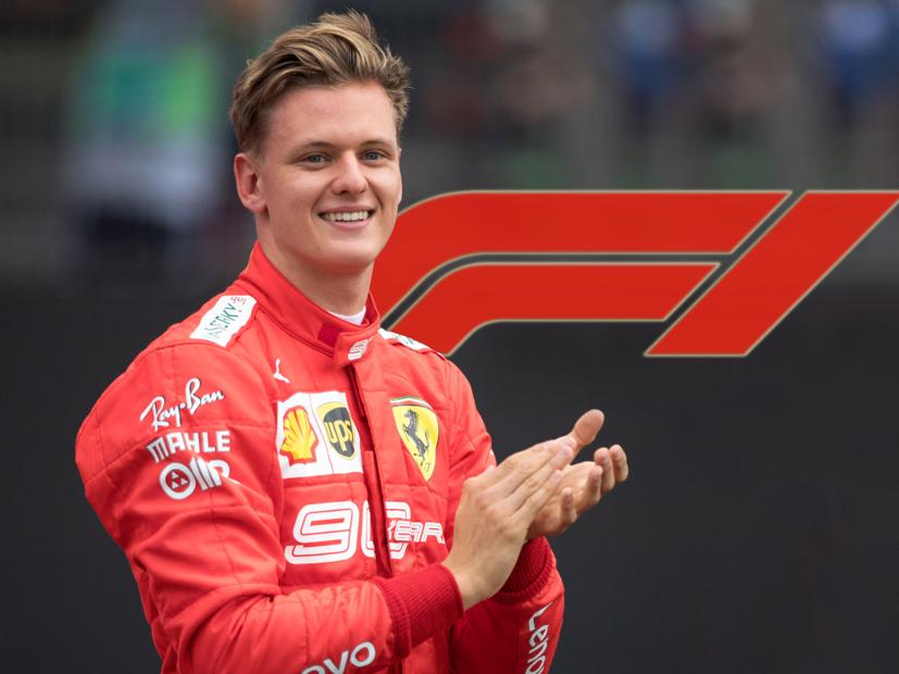 Tay đua Mick Schumacher.