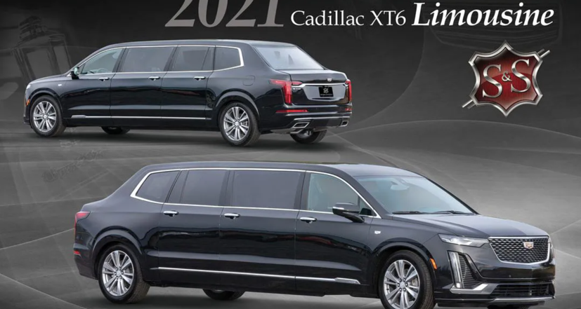 Chiếc xe Cadillac XT6 limousine với tên gọi Presidential.