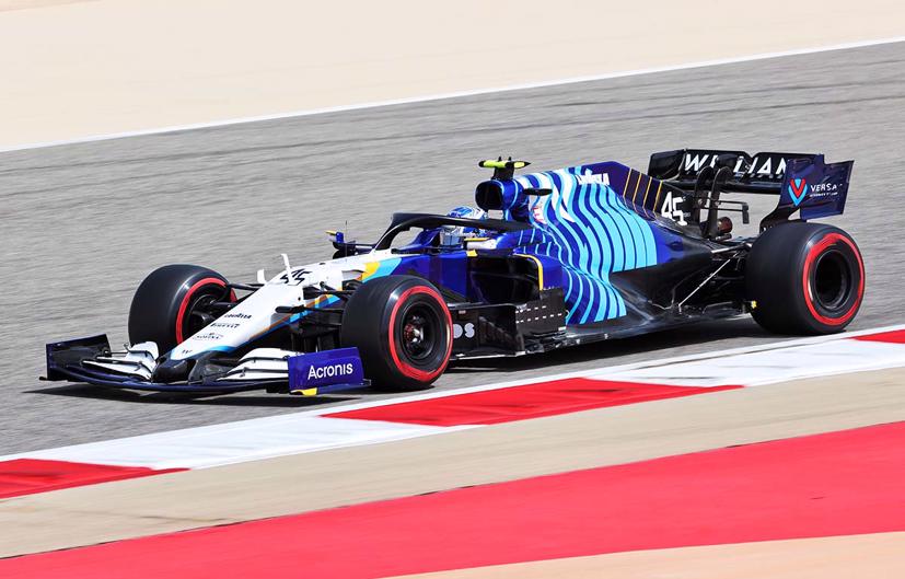 Williams FW43B: Chiếc xe của mùa giải 2021 của Williams cũng không có quá nhiều sự khác biệt. Vẫn là màu trắng chủ đạo cùng với màu xanh nước biển làm nên thương hiệu. Chiếc xe vẫn dùng động cơ Mercedes, nhưng đây có thể sẽ là mùa cuối cùng Williams hợp tác với nhà cung cấp tới từ Đức.