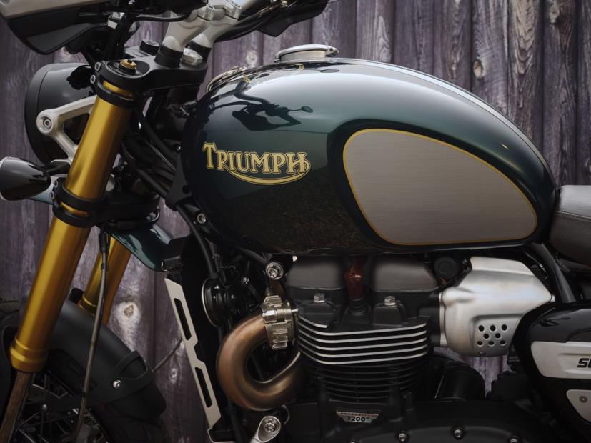 Chi tiết  Triumph Scrambler 1200 Steve McQueen Edition 2021 phi&#234;n bản giới hạn vừa ra mắt - Ảnh 3