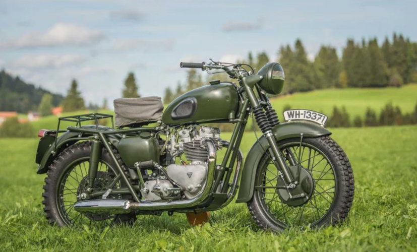 Triumph TR6 nguyên bản.