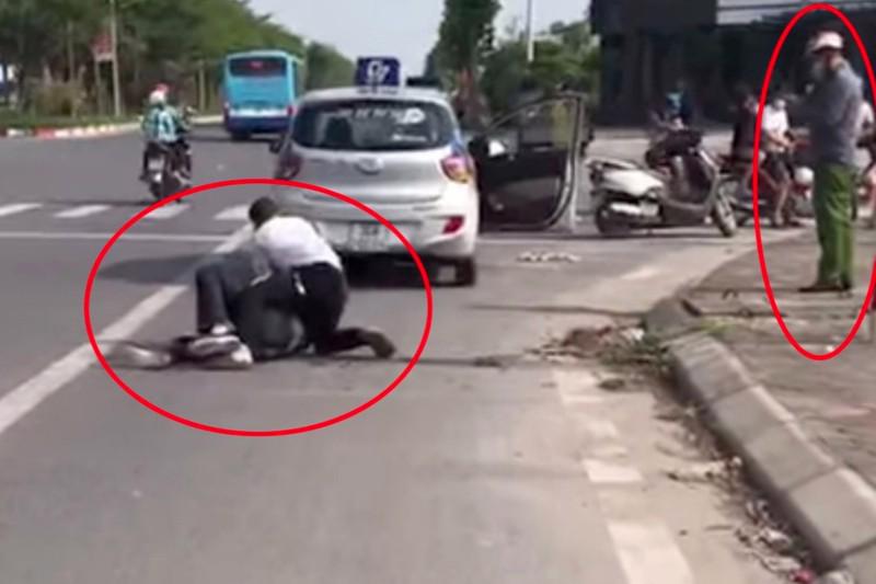 Điều chuyển đại uý công an "đứng nhìn tài xế taxi bị đâm"