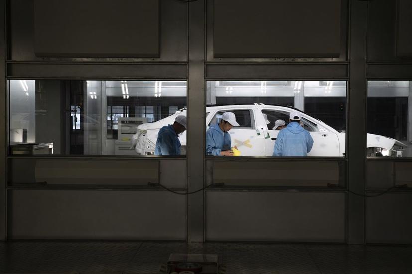 Nhà máy sản xuất ô tô Zeekr, một đơn vị EV của Zhejiang Geely, ở Ninh Ba, Trung Quốc.