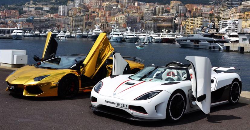 Với con số tổng sản phẩm quốc nội bình quân đầu người cao nhất, Monaco cũng là nước có nhiều siêu xe nhất.