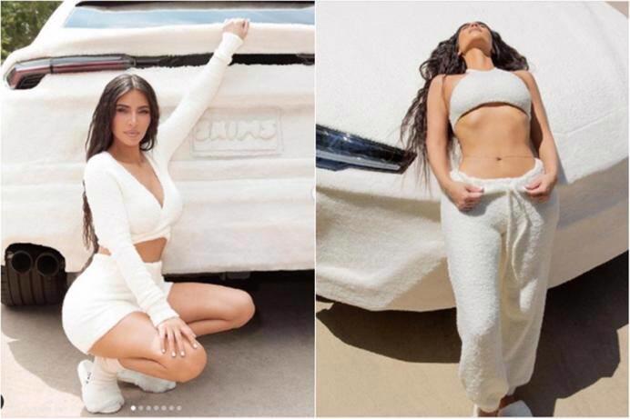 Kim “si&#234;u v&#242;ng ba” l&#224;m tr&#242; cười v&#236; phủ to&#224;n bộ một chiếc Lamborghini Urus bằng… vải l&#244;ng - Ảnh 1