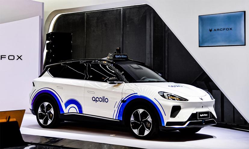 Robotaxi Apollo Moon với công nghệ lái tự động cấp độ 4. Ảnh: Baidu.