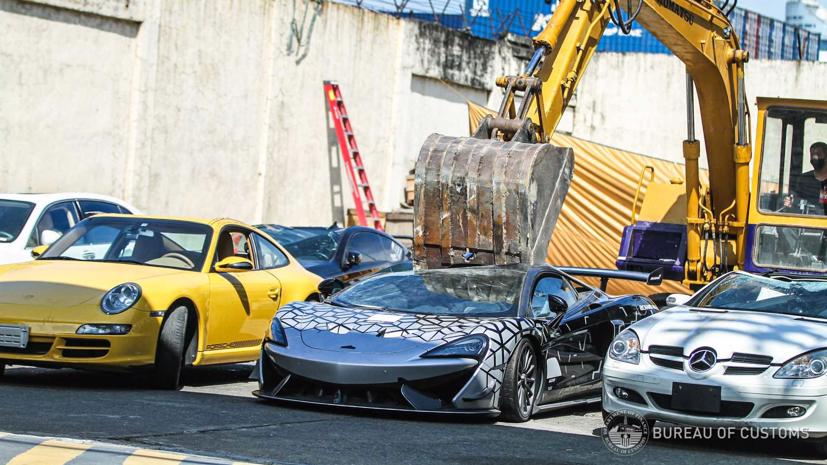 Philippines ph&#225; hủy h&#224;ng loạt si&#234;u xe, cả xe hiếm McLaren 620R - Ảnh 4