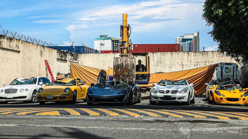 Philippines ph&#225; hủy h&#224;ng loạt si&#234;u xe, cả xe hiếm McLaren 620R - Ảnh 5