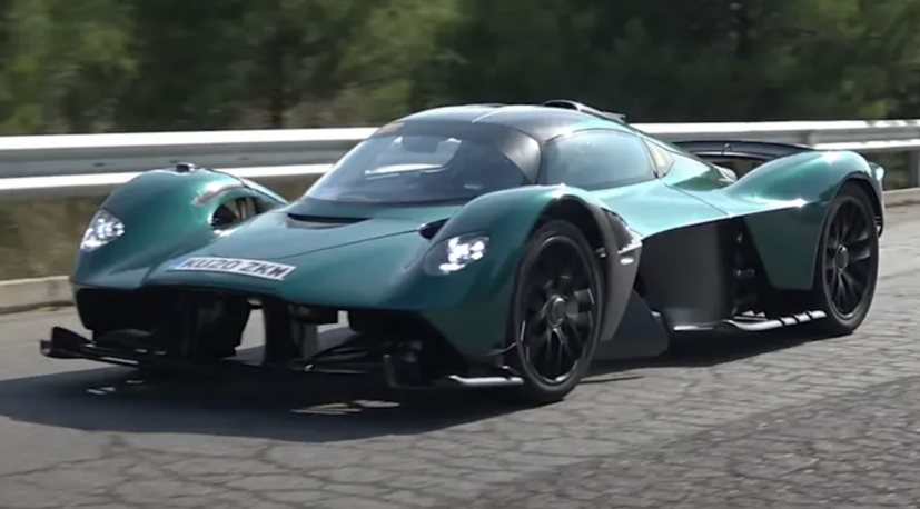 Aston Martin Valkyrie bản thử nghiệm xuất hiện tr&#234;n đường c&#244;ng cộng - Ảnh 1