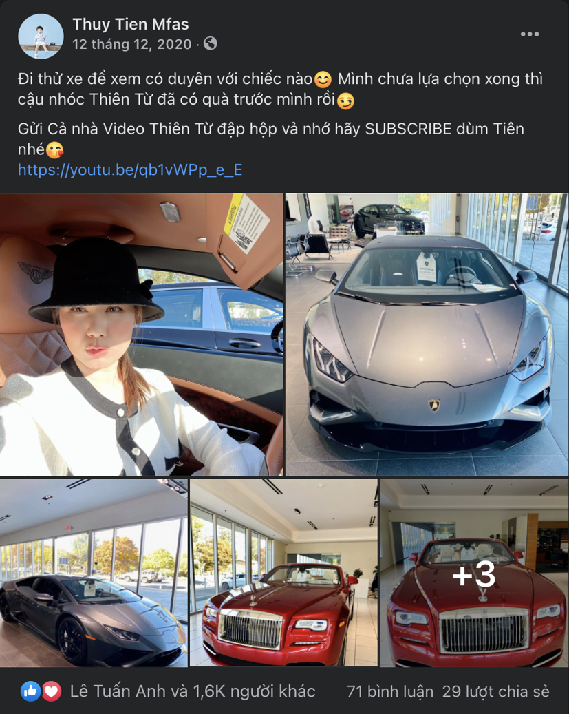 Bộ sưu tập si&#234;u xe, xe si&#234;u sang triệu USD của vợ chồng Thủy Ti&#234;n - Đan Trường thuở c&#242;n mặn nồng - Ảnh 9