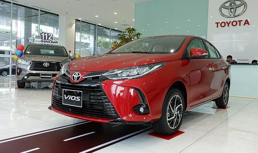 Vios tại một đại lý Toyota ở quận 7, TP HCM. Ảnh: Vnexpress.