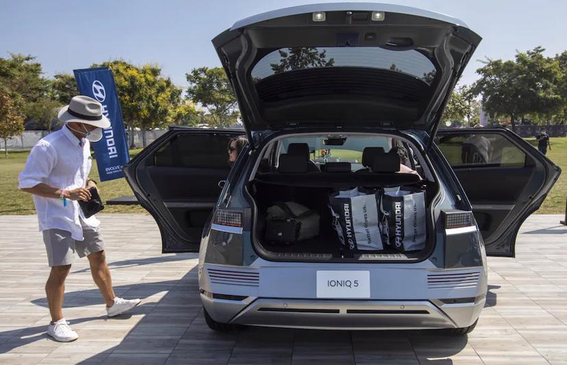 Xe điện Hyundai Ioniq 5. Ảnh: Bloomberg.
