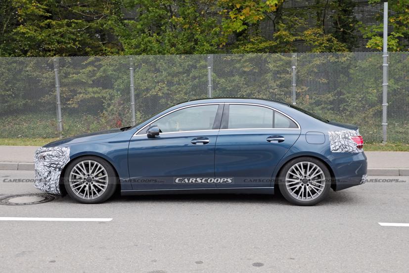 Mercedes-Benz A-Class Facelift 2022 lộ ảnh ở dạng Sedan - Ảnh 4