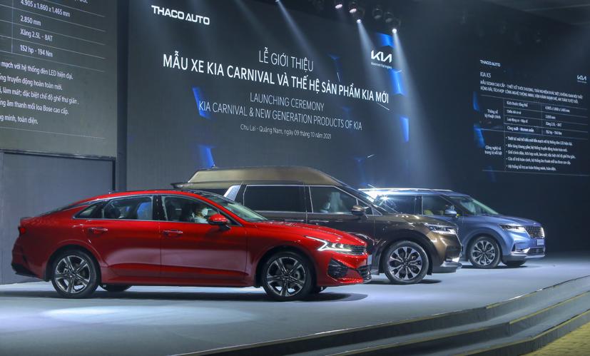 Sự kiện ra mắt Kia Carnival và giới thiệu thế hệ sản phẩm Kia mới.