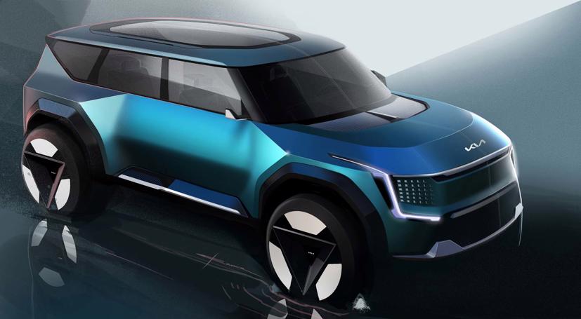 Kia EV9 Concept ch&#237;nh thức ra mắt tại Triển l&#227;m &#244; t&#244; LA Show 2021 - Ảnh 4