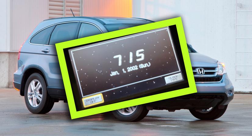 Đồng hồ tr&#234;n một số &#244; t&#244; Honda bỗng dưng trở về năm … 2002 - Ảnh 1