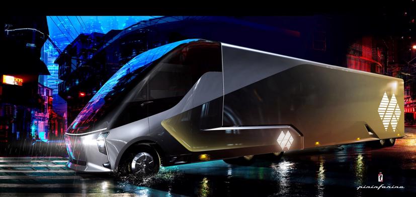 Baidu ra mắt concept xe tải điện pin 450 kWh, quyền tự chủ cấp độ 4 - Ảnh 1