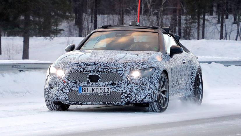 Lộ ảnh Mercedes-AMG CLE63 Cabriolet hiệu suất cao sắp ra mắt - Ảnh 1