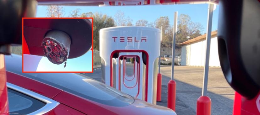 Toàn bộ dây cáp tại trạm sạc nhanh xe điện Supercharger của Tesla bị cắt trộm.