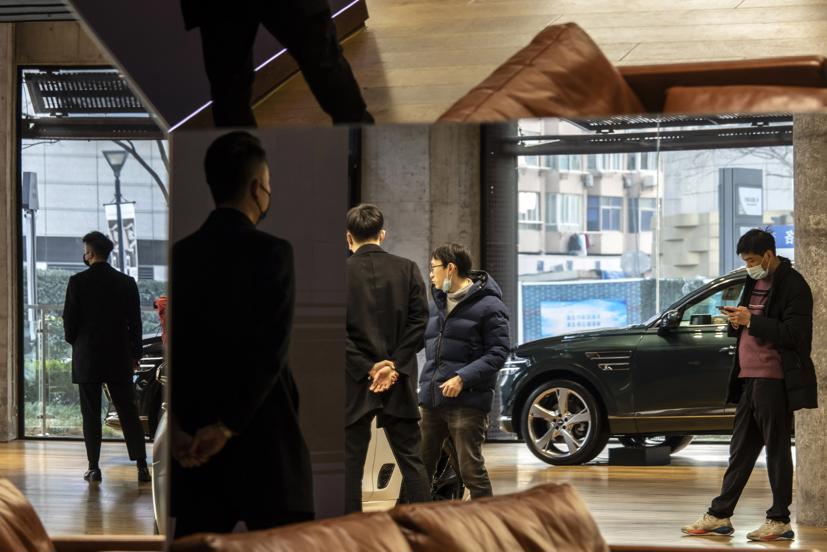 Bên trong một Studio Genesis của Hyundai Motor Co. ở Thượng Hải.