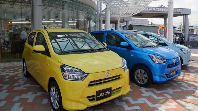 Xe Daihatsu được bày bán tại Nhật Bản