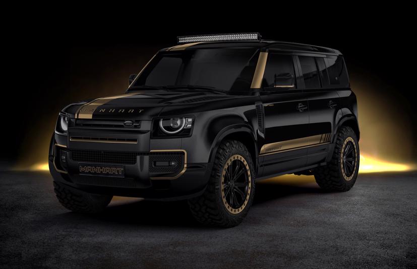 Land Rover Defender biến h&#236;nh với bản độ “hạng nặng” của Manhart - Ảnh 1