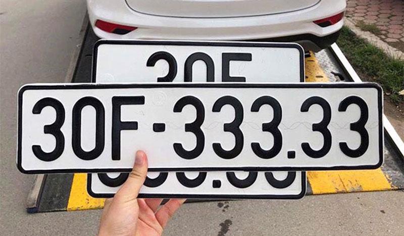 Nhiều xe sau khi sở hữu biển số đẹp đã được rao bán hoặc nhận mua với mức giá cao hơn nhều lần so với giá gốc. Ảnh minh họa.