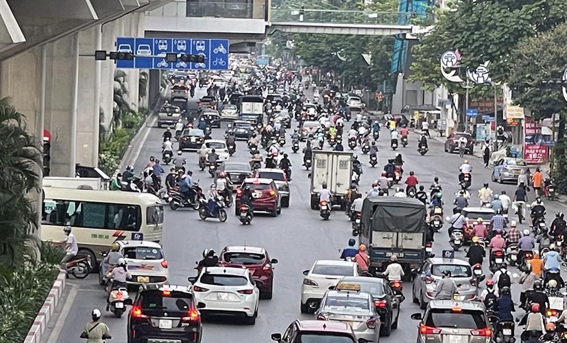 Tuyến đường Nguyễn Trãi, Hà Nội. Ảnh: Tuấn Nam.
