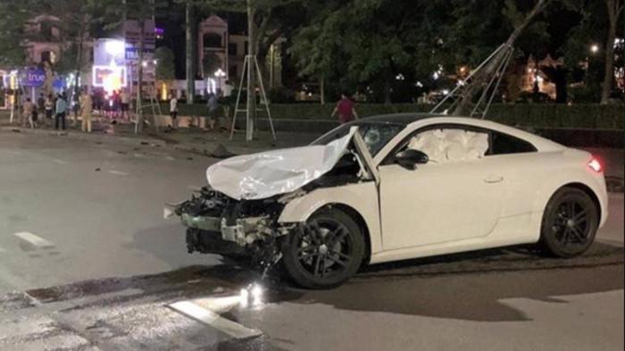 Hiện trường vụ TNGT nghiêm trọng làm 3 người tử vong ở Bắc Giang do cán bộ Sở GTVT say rượu gây ra cách đây chưa lâu.