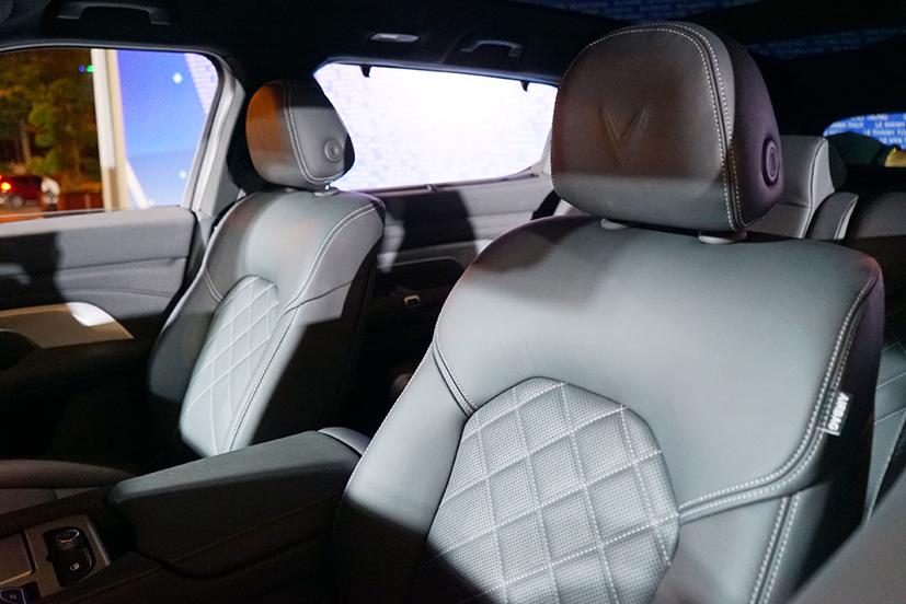 Ghế của cả VF9 Eco và Plus không có nhiều khác biệt.