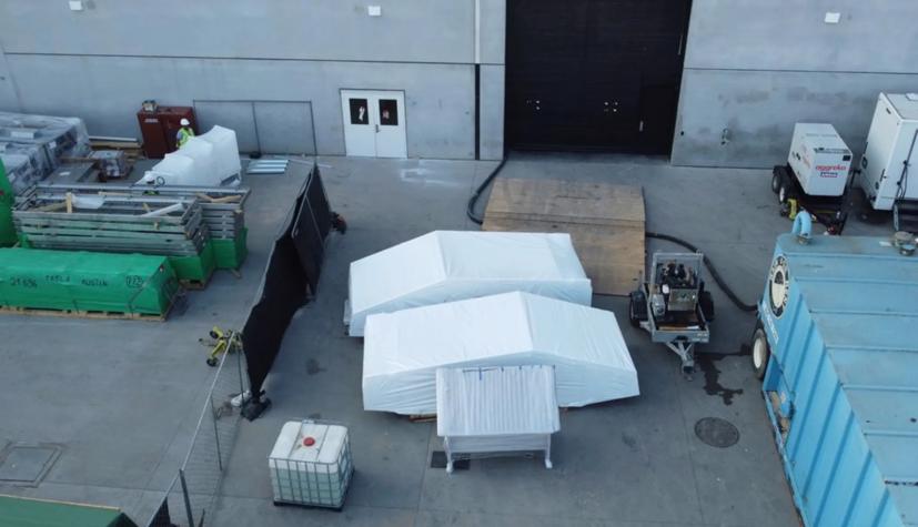 Hình ảnh được cho là của Tesla Cybertruck.