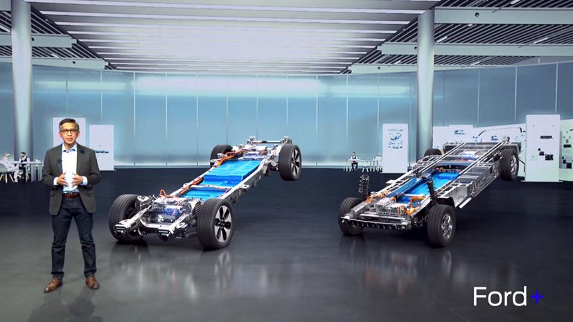 Nền tảng Ford EV cho giữa thập kỷ được ông Tăng Thái Hậu giới thiệu.