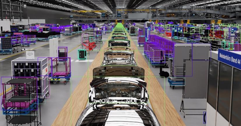 Nhà máy sản xuất ô tô ứng dụng công nghệ “Bản sao kỹ thuật số ảo”.