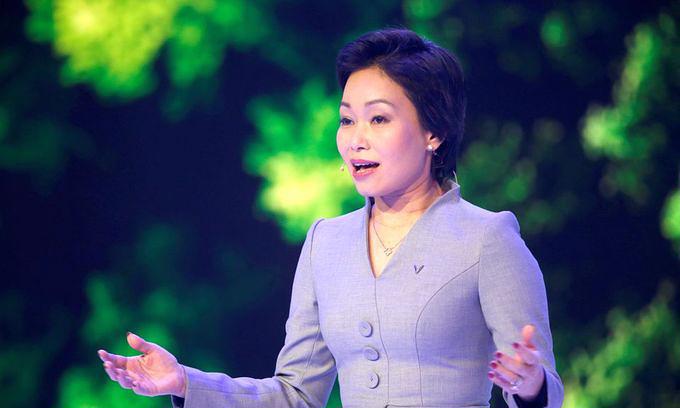 Dưới thời của bà Lê Thị Thu Thuỷ, con thuyền VinFast đã đạt được những thành công lớn bên cạnh những khó khăn. Ảnh; Reuters.