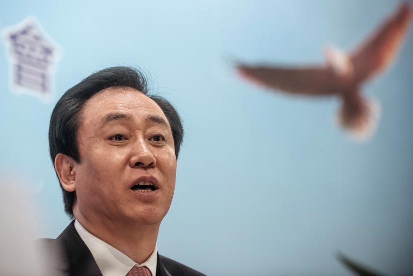 Hui Ka Yan, chủ tịch tập đoàn địa ốc Trung Quốc China Evergrande Group. Ảnh: Bloomberg.