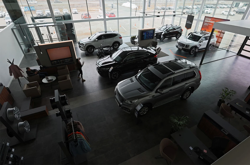 Xe Haval do nhà sản xuất ô tô Trung Quốc Great Wall Motors sản xuất đang được bày bán tại một đại lý ở Artyom gần Vladivostok, Nga. Ảnh: Reuters.