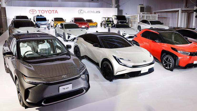 Toyota đang thúc đẩy mạnh việc phát triển xe điện.