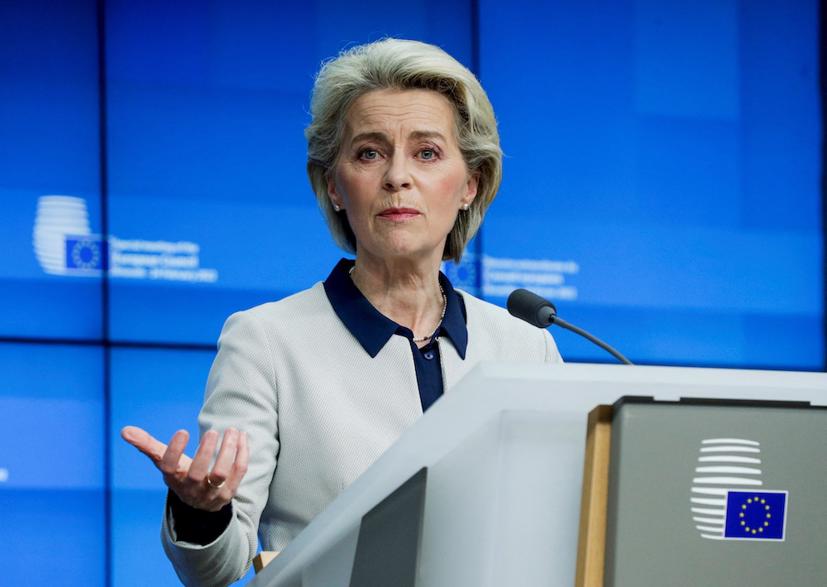 Chủ tịch Ủy ban châu Âu Ursula von der Leyen.