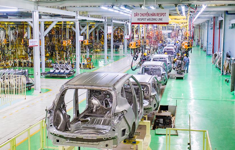 THACO INDUSTRIES dự kiến doanh thu xuất khẩu đạt 400 triệu USD trong năm 2023. Ảnh: THACO