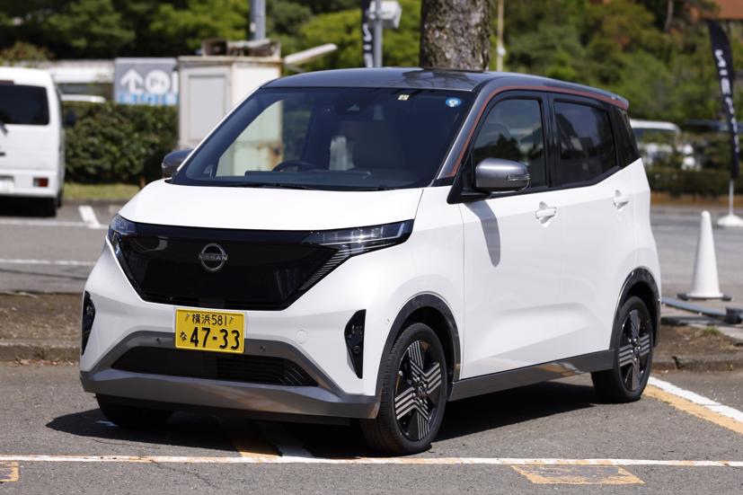Mẫu xe điện Nissan Sakura EV.