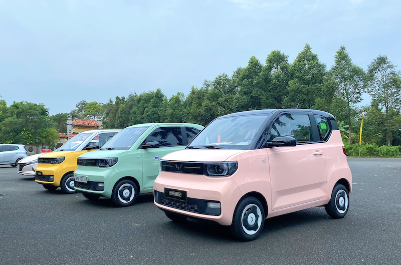 Mẫu xe điện mini Wuling HongGuang MiniEV đã xuất hiện tại Việt Nam trong năm 2023.
