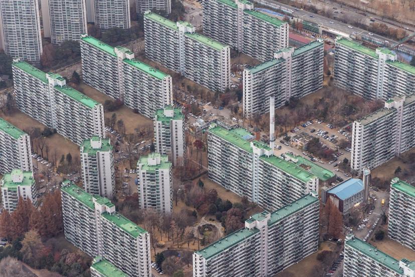 Các tòa nhà chung cư ở Seoul, Hàn Quốc. Ảnh: Bloomberg.