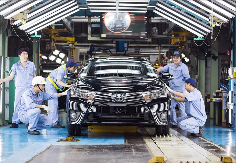 Các nhà sản xuất ô tô gia tăng sản lượng trong quý II/2024. Ảnh: Toyota Việt Nam