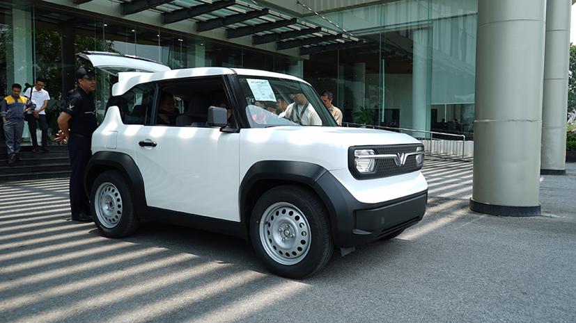VF 3 có thiết kế nhỏ gọn nhưng vẫn vừa vặn 4 chỗ ngồi cho người lớn. Ảnh: Lê Vũ