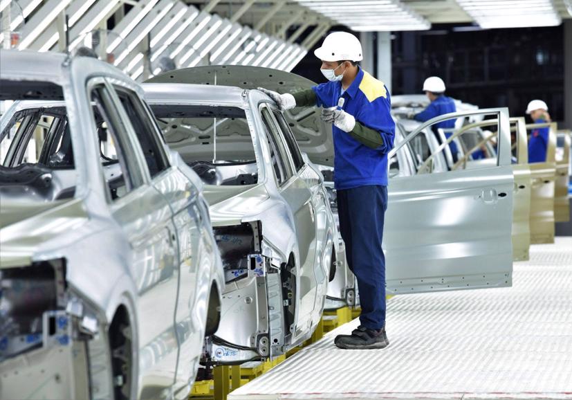 Nhà máy sản xuất xe điện (EV) tại cơ sở công nghệ cao Tanjung Malim của Proton.