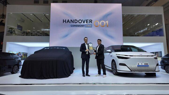 Lễ bàn giao xe X9 sản xuất trong nước của Xpeng tại Indonesia. Nguồn: Xpeng.