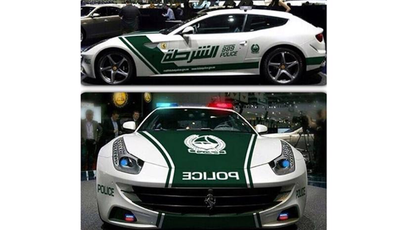 Ferrari FF được cảnh sát UAE trang bị cùng năm với Aventador.